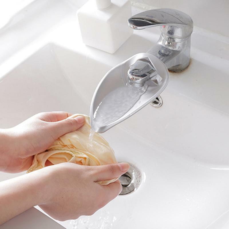 1 قطعة صنبور موسع توفير المياه مساعدة الأطفال غسل الأيدي جهاز اكسسوارات المطبخ الحمام بالوعة صنبور تمديد دروبشيبينغ