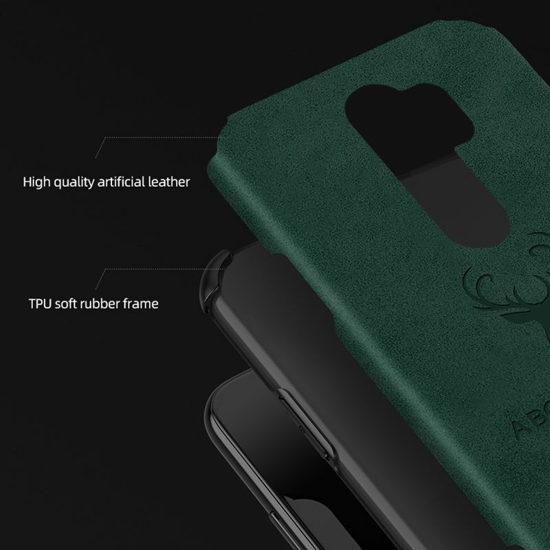Für Xiaomi Redmi Hinweis 8 9 5 7 K20 K30 Pro Fall Luxus Leder Deer Logo Für Mi 9 10 pro Weiche Silikon Anti Herbst Abdeckung