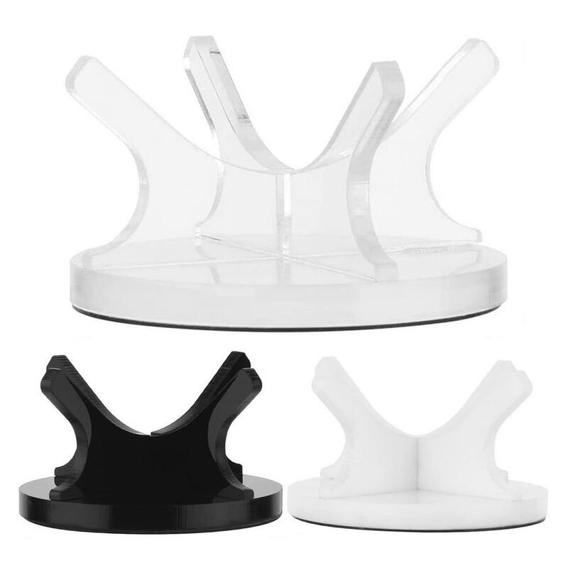 2pcs Acrylic Multi-function Tennis Softball Stand Display Holder Ball Rack Support Base Acrylic Ball Stand Holder Golf Ball Rack