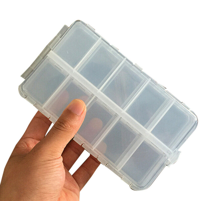 20 Compartments Fishing Tackle Box Bait Organizer Box Fishing Lures Case Tackle Storage Fisher Gear Bulk New Storage Boxes