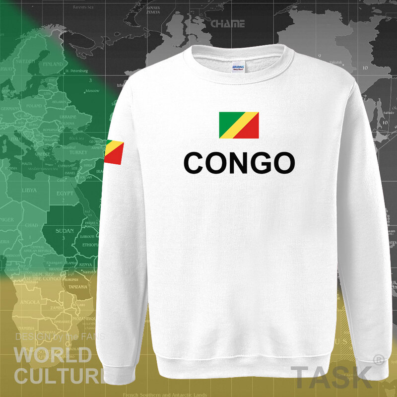 Congo republic Hoodie Menスウェットシャツ,新しいヒップホップストリートウェア,トラックスーツ,ネーションフットボールジャージ,スポーツウェア