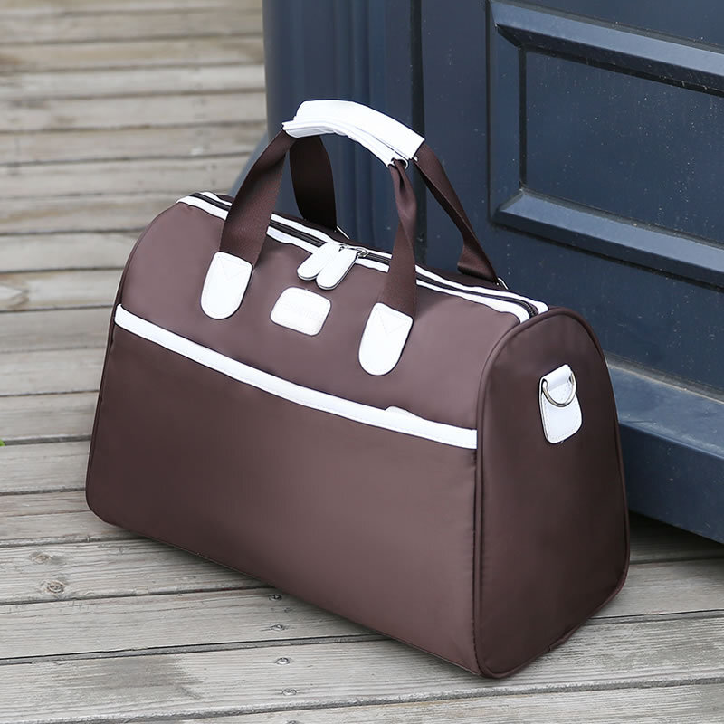 Unisex Hand-Held Business Duffel Bag Women's  Single-Shoulder Travel Bag Large Capacity Waterproof Oxford Luggage Bag