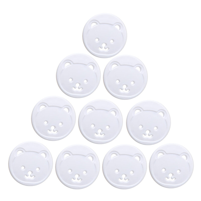 10X Power Kid Socket Cover Baby Child Protector Guard Mains Point Plug Bear New