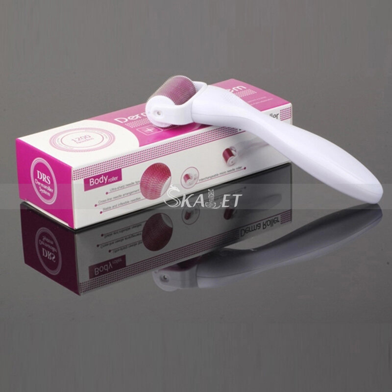 Home Use Derma Roller for Body and Face and Eye Micro Needle Roller 1200 Needles Skin DermaRoller