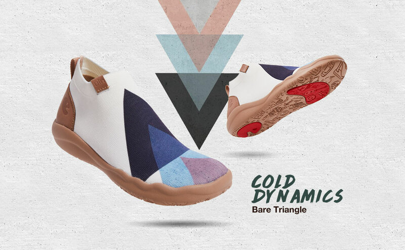 UIN stivali da donna mocassini Casual lavorato a maglia 2021 serie di arte moderna triangolo nudo Comfort Slip On scarpe