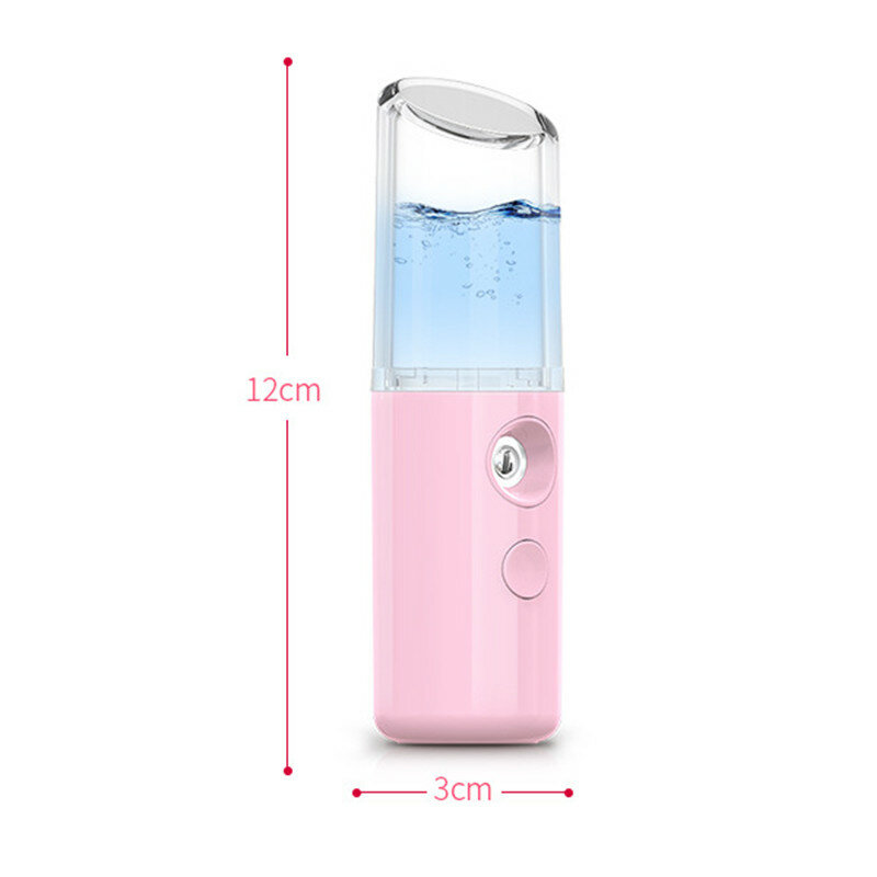 USB แบบพกพา Nano Mist Sprayer Facial Body Humidifier ชาร์จ Nebulizer ผิว25Ml สเปรย์ Hydrating อุปกรณ์