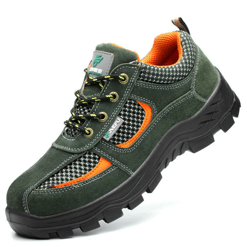 FANAN – chaussures de sécurité avec bout en acier Indestructible pour homme, souliers de protection Anti-écrasement pour le travail en extérieur, livraison gratuite