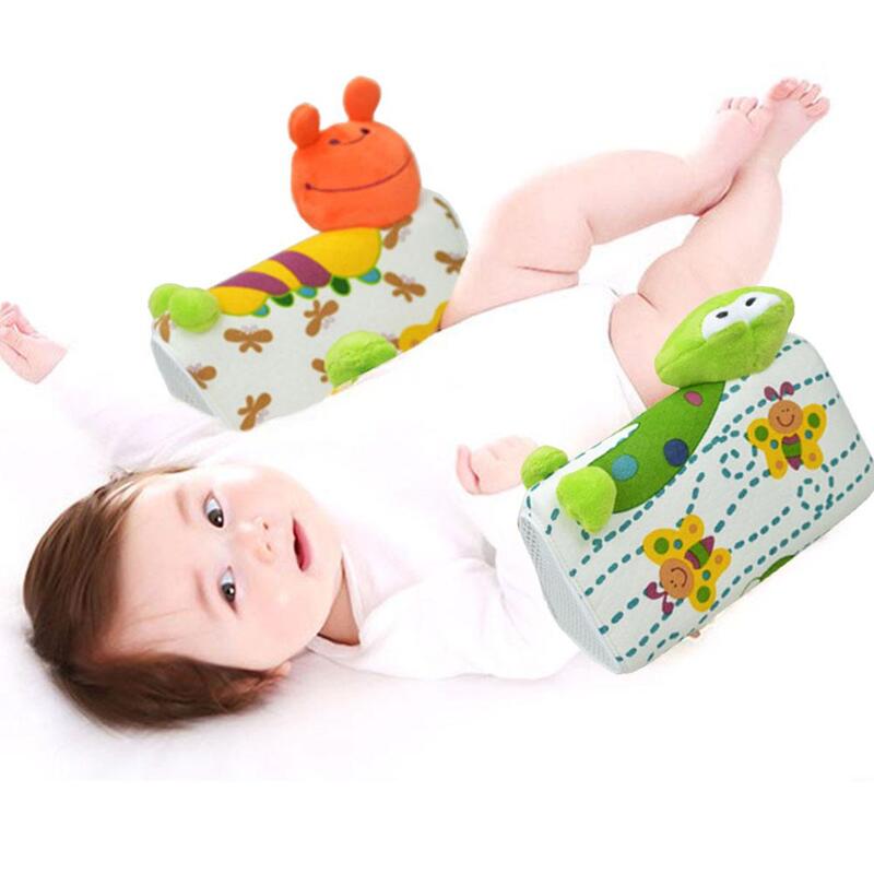 Novo bebê shaping estilo travesseiro anti-rollover lado dormir travesseiro anti-rollover anti-cabeça do bebê infantil posicionamento travesseiro