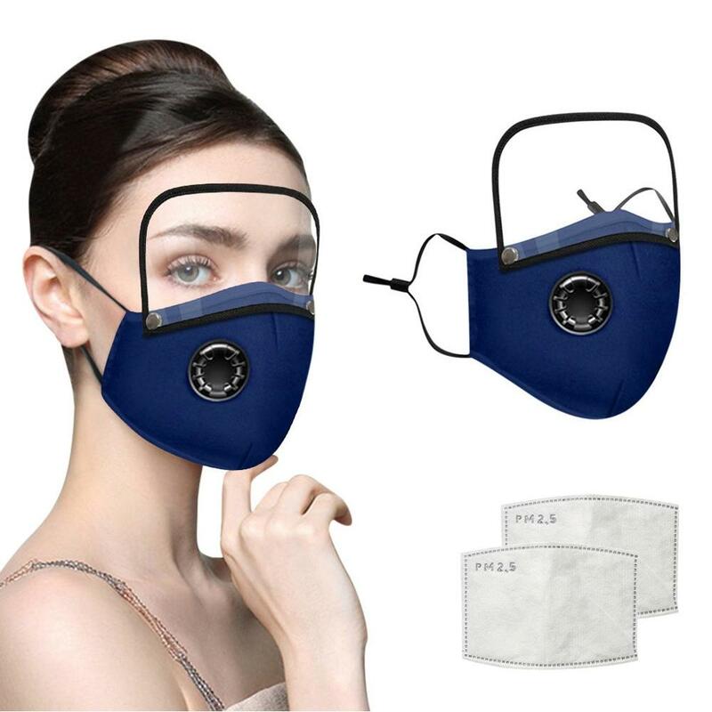 Frauen Gesichtsmaske Wiederverwendbare Baumwolle dot print Streifen Gesicht Schal Gesicht Maskswashable und Wiederverwendbare Gesichtsmaske Mondkapjes Wasbaar