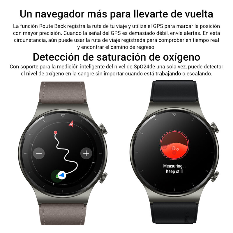 Versão global huawei relógio gt 2 pro gt2 pro smartwatch kirin a1 vo2max 14 dias bateria gps freqüência cardíaca spo2 detectar
