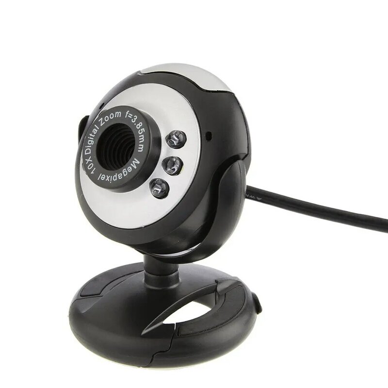 1080P USB2.0 Kamera Web HD Kamera Web Cam MIC Clip-On untuk Komputer Laptop Kamera Web 360 Derajat Usb Biuro Domowe
