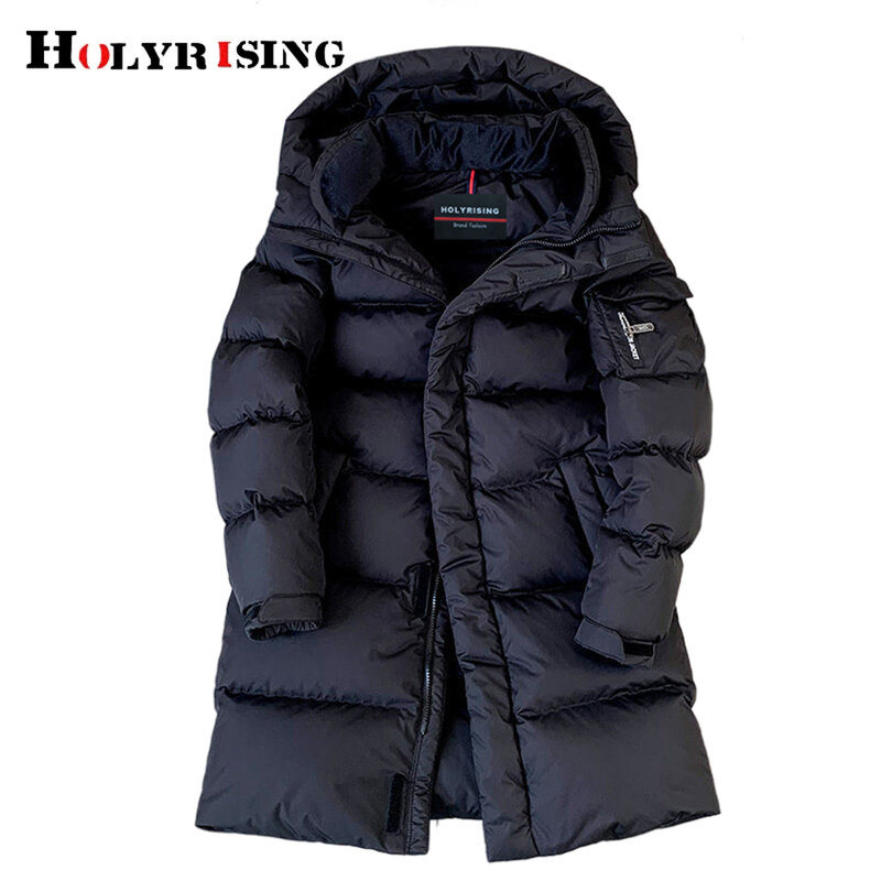 90% piumini invernali cappotti addensati elegante cappotto invernale lungo scouple streetwear jaqueta masculina 4xl alta qualità 19792