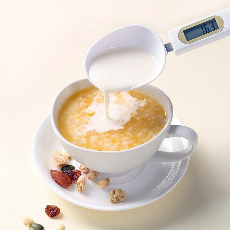 Bilancia per cucchiaio bilancia per latte in polvere bilancia per alimenti bilancia per cucchiaio bilancia per ingredienti scala 500g / 0.1g