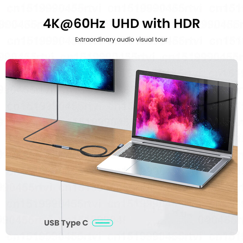 HD 4K USB 연장 케이블 100W PD 5A 직각 벤드 90도 Gen 2 USB 3.1 유형 C 연장 코드 Macbook 삼성 노트북