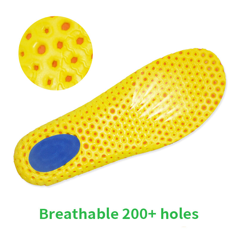 Sneaker Insoles Soft Pain Relif Breathable Outdoor Running Silicone Gel Cushion Orthopedic Insoles Size 35-45 Foot Health Care