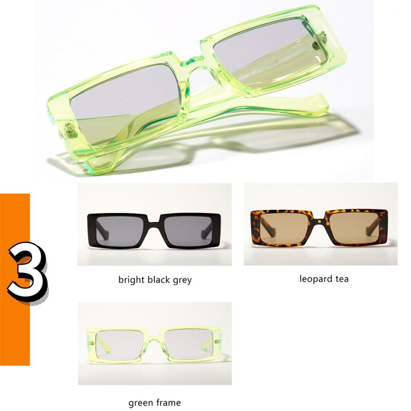 LongKeeper วินเทจแฟชั่น VINTAGE แว่นตากันแดดผู้หญิงยี่ห้อ Designer Retro สี่เหลี่ยมผืนผ้าดวงอาทิตย์แว่นตา UV400 เล...