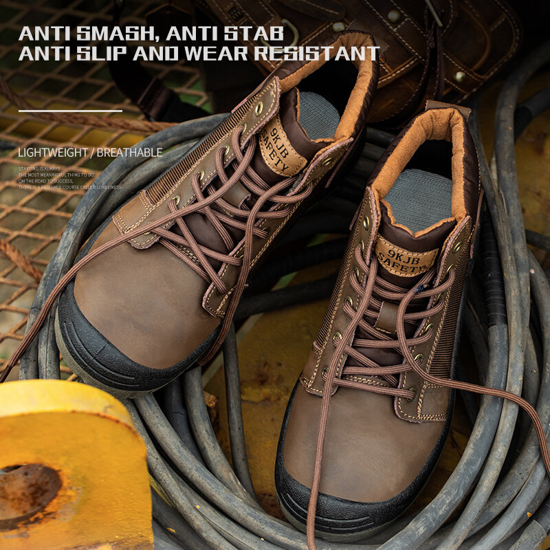 Sepatu Hiking Pria Sepatu Bot Trekking Kerja Militer Sepatu Tahan Air Kerja Pria Tidak Dapat Dihancurkan Sepatu Bot Keselamatan Tempur Sepatu Taktis 2021