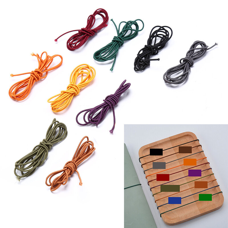 1pc 1 M Elastische String Bungee-seil Länge Elastizität Reparatur Gummi Band Traveler Notebook Zubehör Durchmesser: 1,5mm