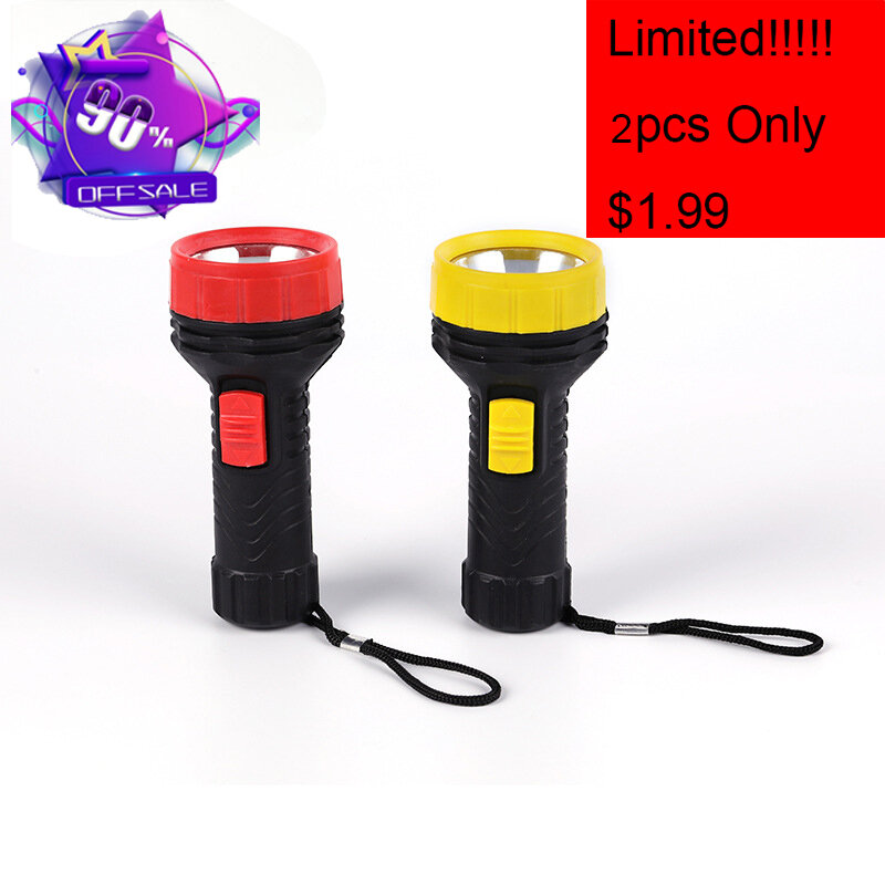 D9 Portable Led Mini Ultra Bright Flashlight Waterproof Torch Camping Hiking Traveling Safe Protection Tool Lightweight Access