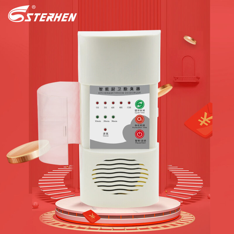 STERHEN Bathroom Air Freshener Home Air Ozone Generator Small Air Purifier  