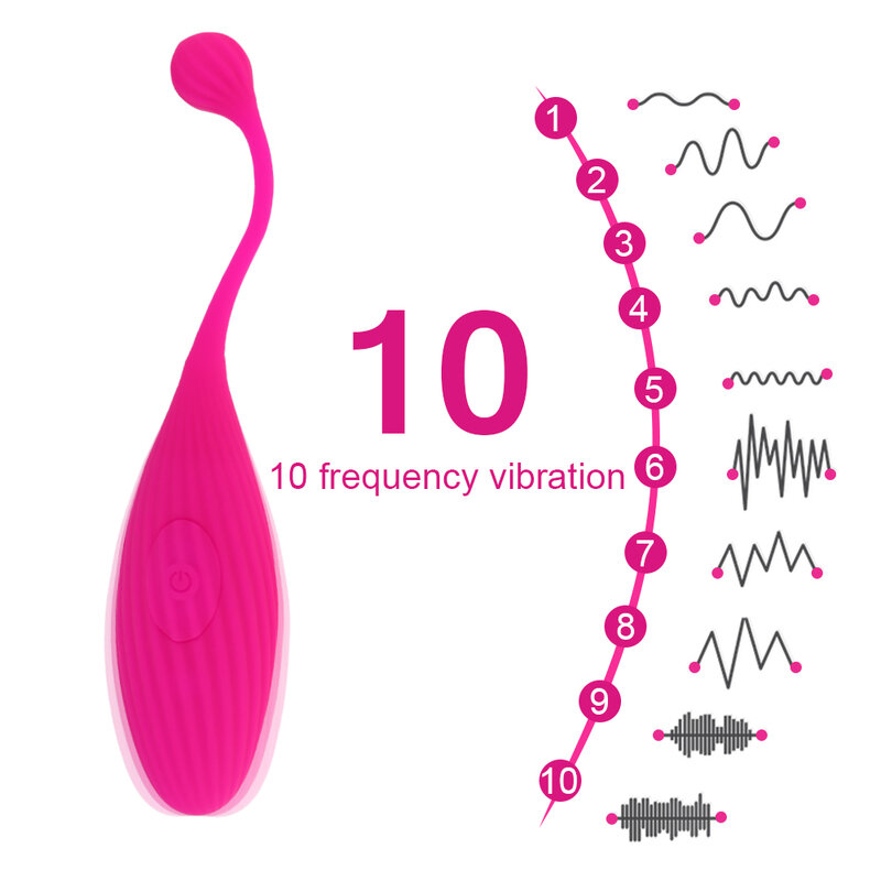 Erotic Jump Egg Full Silicone Vaginal Vibrator App Controlled Bluetooth Clitoral Stimulator G-spot Massager Sex Toys for Women