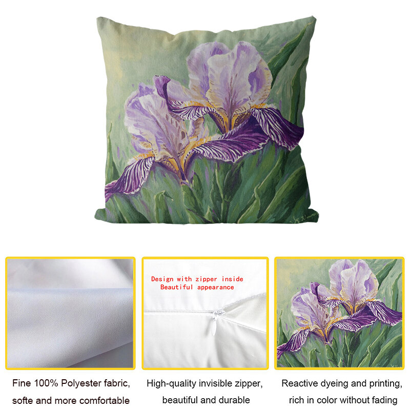 Provence Kissen lavender poduszki dekoracyjne poszewka na poduszkę spersonalizowane kwiaty prezenty urodzinowe dla dzieci rzuć poszewka na poduszkę