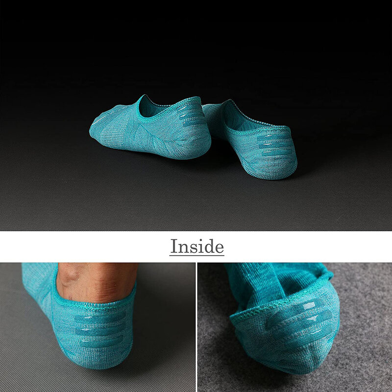 Diversión de verano hombres y mujeres de algodón Casual corto colorido calcetines Anti-deslizado calcetines invisibles zapatillas