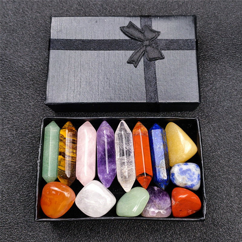 7 chakra pedra conjunto dia das mães presente meditação pedra yoga amuleto com caixa de presente nyz loja