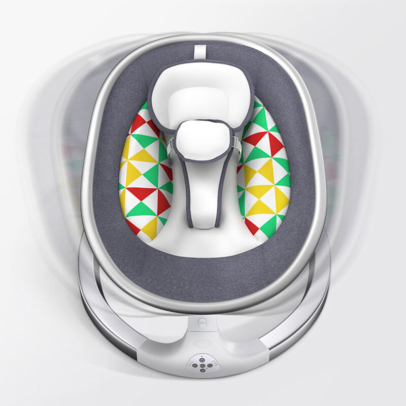 Columpio eléctrico para cuna de bebé, mecedora para recién nacido, reclinable, Bluetooth con cinturón, Control remoto, Transat Bébé
