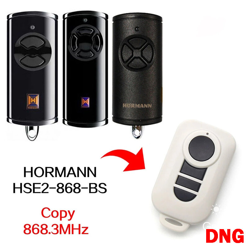 ใหม่ HORMANEW NN HS HSS HSE HSD HSP 1 2 4 5 868 BS รีโมทคอนโทรล HORMANN HSE2 HSE4 HS1 HS4 HS5 HSS4 HSP4 HSD2ประตูโรงรถ868MHz