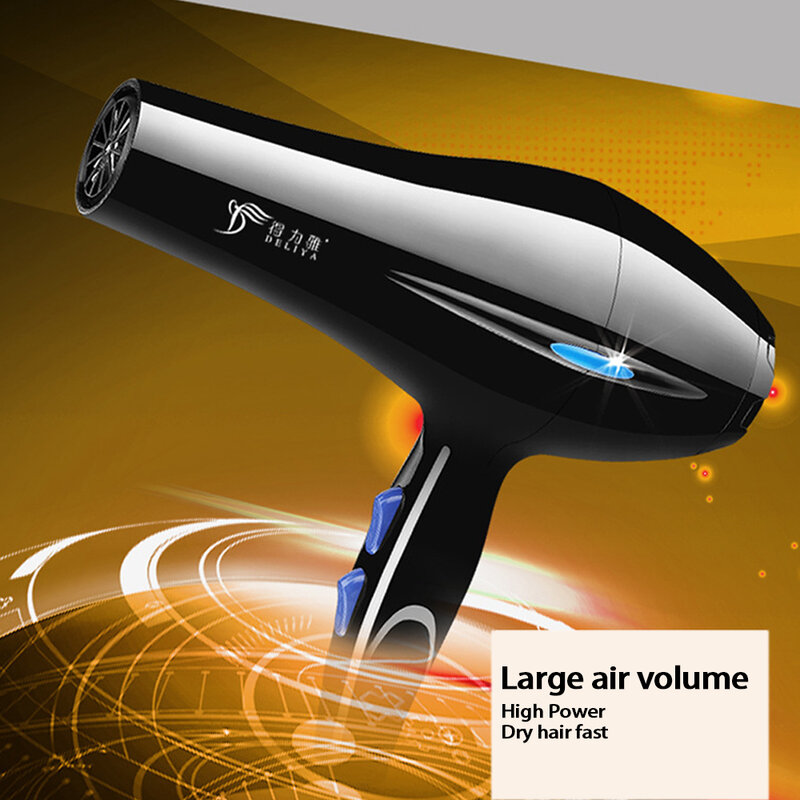 1200w secador de cabelo profissional forte power barbeiro salão estilo  ferramentas quente/frio secador ar para salões e casa / Aparelhos de  cuidados pessoais