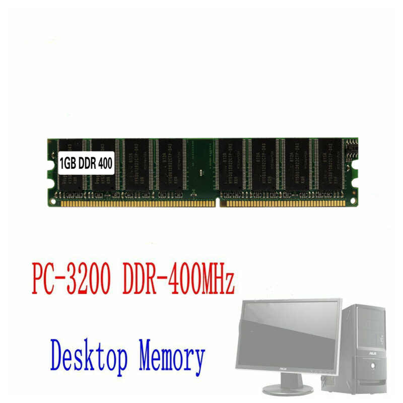 1gb, memória ram ddr1 para computador, módulo de memória para desktop e pc