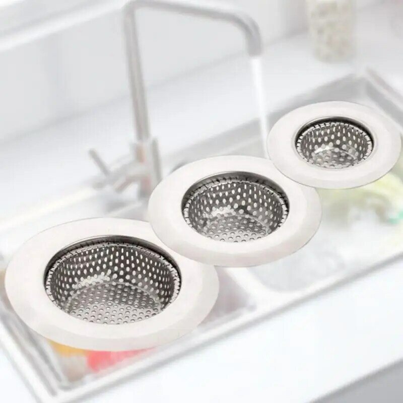 Stainless Steel Sink Filter Sewer Outfall Strainer Sink Filter Hair e Sewer Outfall Strainer Sink Filter Kitchen Accessories