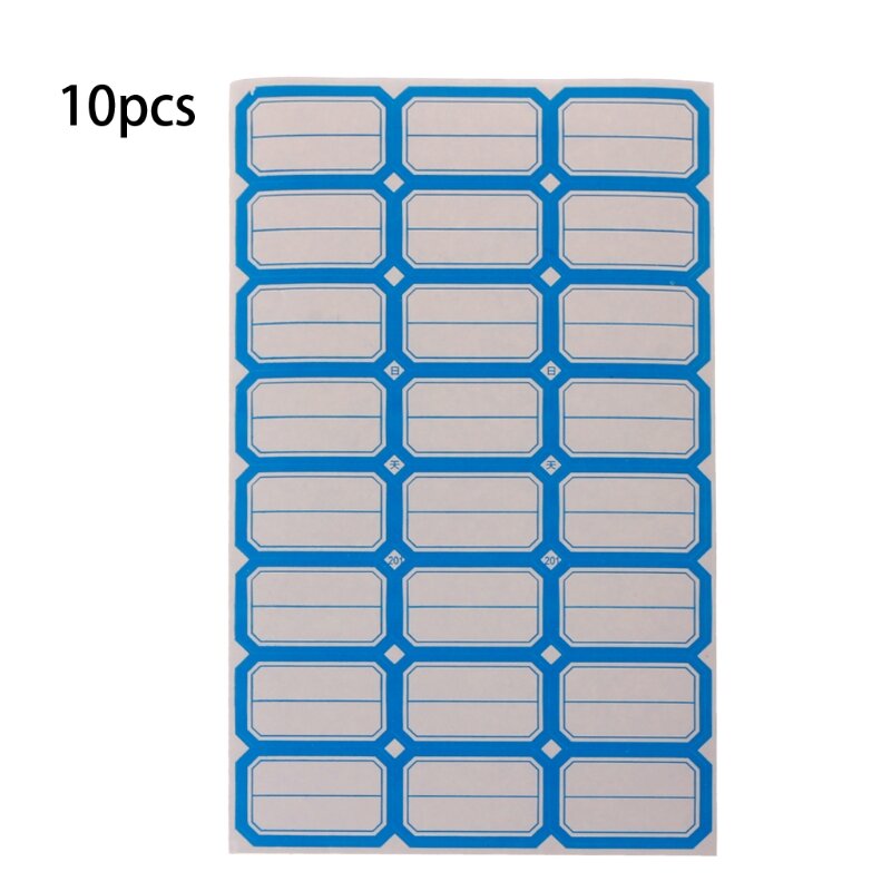 240 Pcs 자기 접착제 끈적 빈 레이블 종이 레이블 분류 수 있습니다.