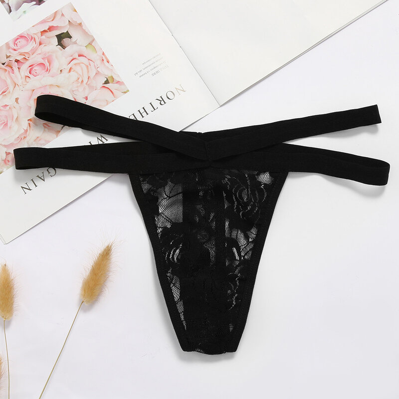 Culotte Sexy en dentelle et maille pour femmes, sous-vêtement érotique, culotte taille basse, haut Kigurumi, cadeau, 2020