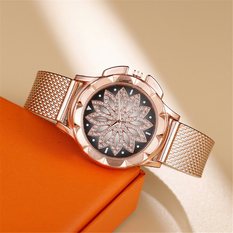Lady Fashion orologi da donna l'ultimo orologio al quarzo con cinturino in acciaio di lusso superiore regalo da donna Vintage creativo da donna