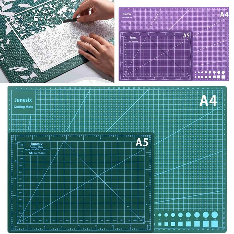 Nova a4/a5 pvc tapete de corte almofada retalhos corte durável retalhos ferramentas diy artesanal auto-cura placa de corte arte ferramenta kits