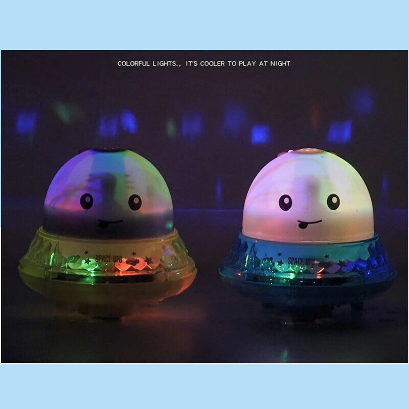 NEW Baby Bath Flashing Light And Spray Water Whale Toys Water Reaction Flashing Baby Bathroom Toys Lamp Bath Toys As Kids Gift