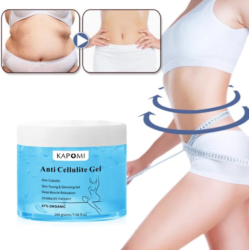 Anti Cellulite Cream gel Slimming Cream Gel Organic Body Firming Fat Burning  Gel Weight Loss Natural Cellulite Treatment
