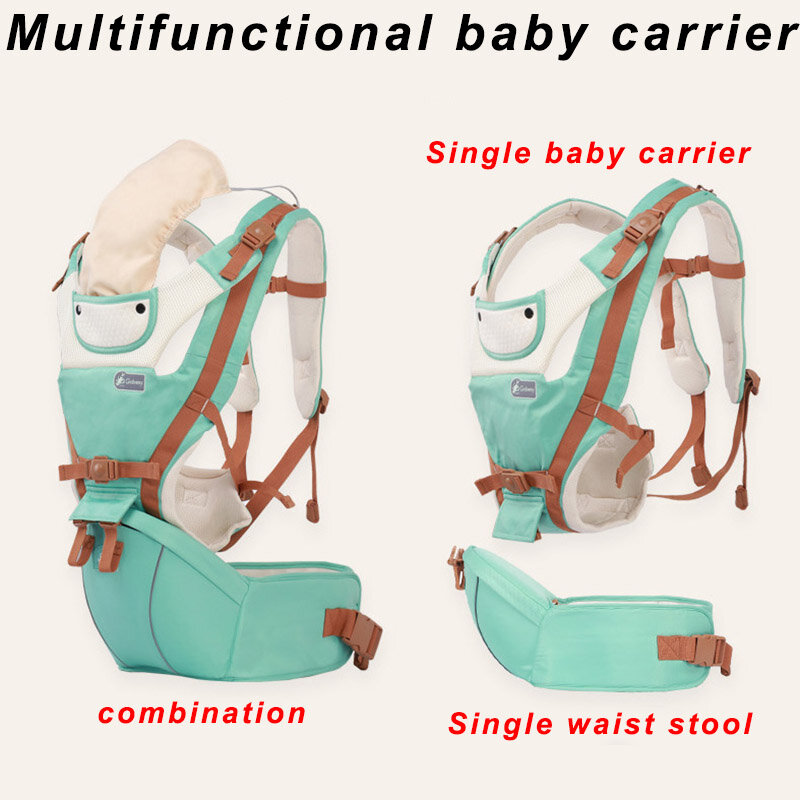 Portador de bebé transpirable frente del Bebé Canguro canguro bolsa a bebé infantil mochila bolsa de honda del bebé para recién nacidos