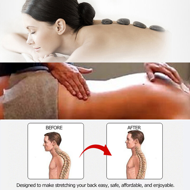 Sprzęt rozciągliwy masaż pleców nosze Fitness stabilizator lędźwiowy relaks Mate ból kręgosłupa łagodzi kręgarz Messager