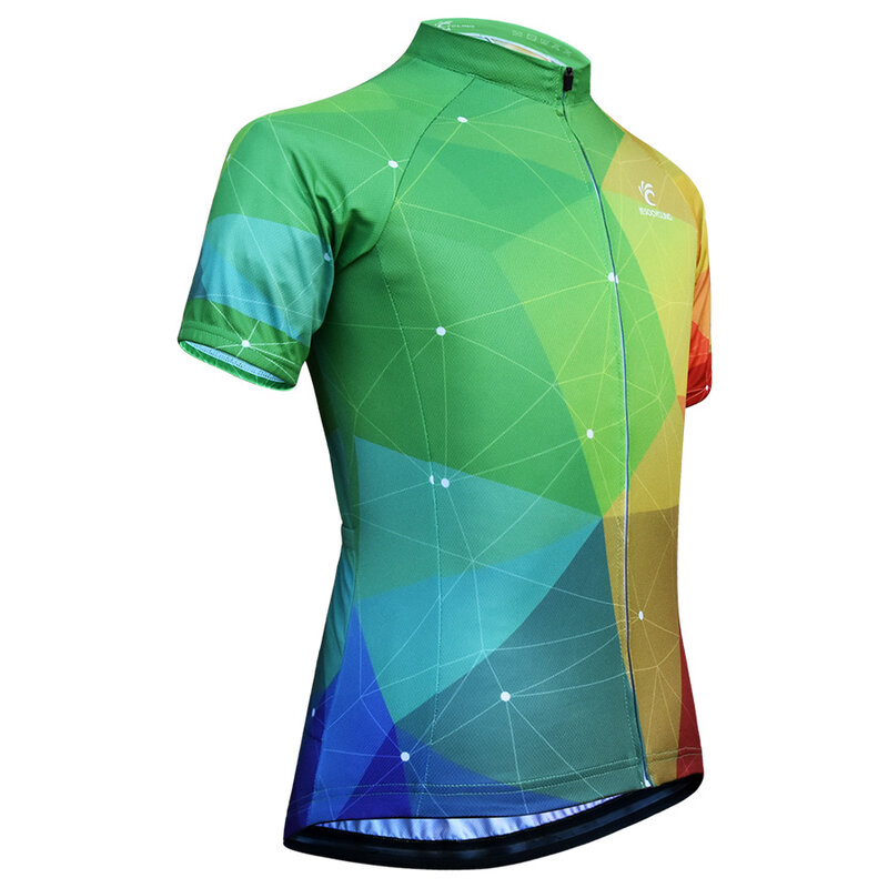 Nowa damska koszulka kolarska koszula rowerowa letnia koszulka z krótkim rękawem MTB odzież rowerowa Ropa Maillot Ciclismo Racing ubrania do jazdy rowerem