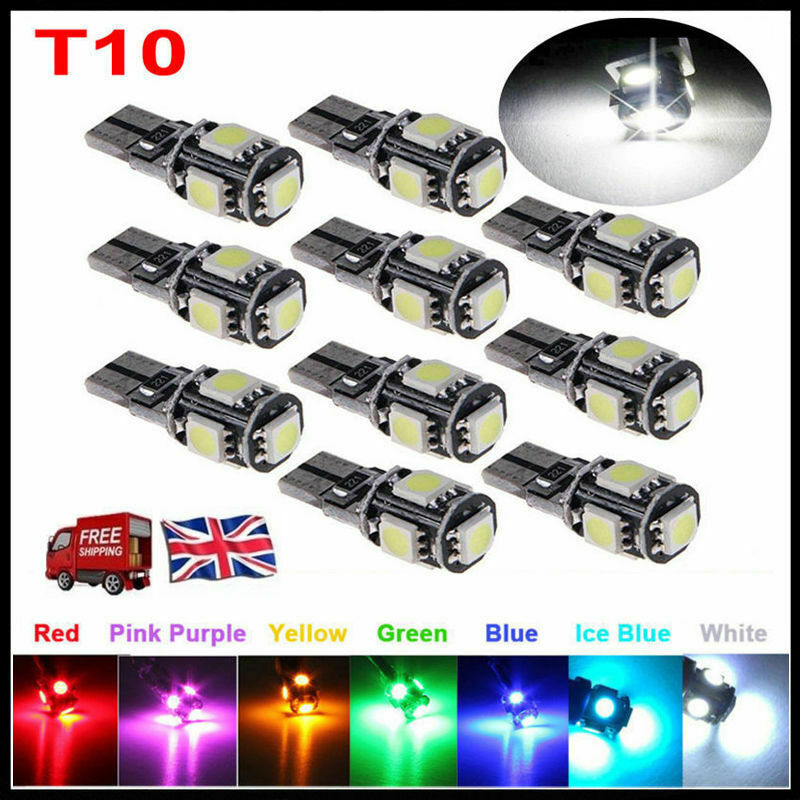 T10 lâmpadas de carro led canbus livre de erros 13 smd xenon branco w5w 501 lâmpada lateral
