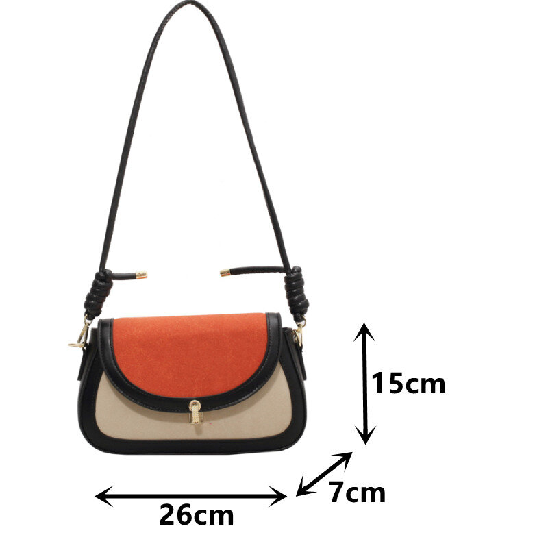 Nowe pikowane torby na ramię dla kobiet luksusowe Pu skórzane torby Crossbody małe klapy projekt torba damska modne torebki Sac