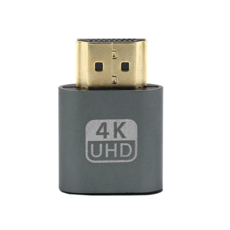 VGA Compatible Virtual Display 4K DDC EDID Dummy Plug EDID Display Emulator Adapter Support 1920x1080P For PC Video Devices