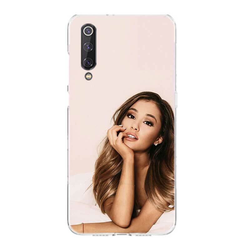 Ariana Grande AG – coque en forme de cœur, pour Huawei Honor 20 Pro, 8X, 9, 10 lite, 8A, 8C, 8S, V20, 20i, Y5, Y6, Y7, Y9, 2019