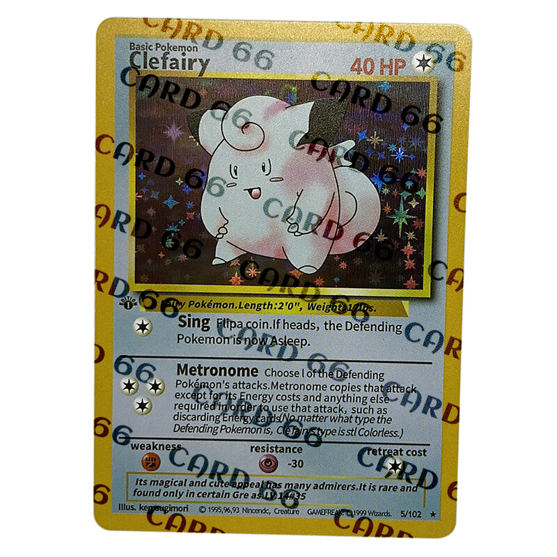 11PCS Pokemon-Karten Original 1996 jahre Charizard Blastoise Venusaur Mewtwo Holographische Pokemon Karten Spiel Sammlung Karten