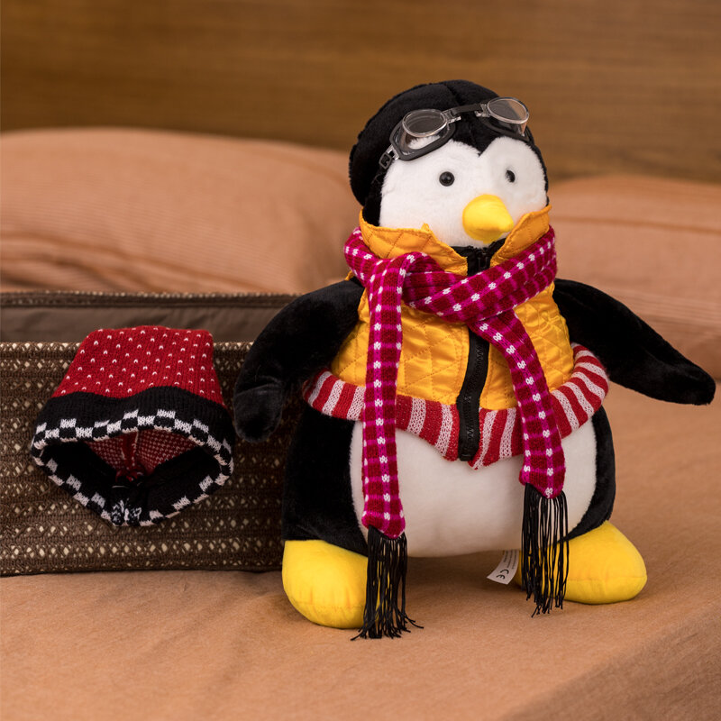 45Cm Teman Hugsy Mainan Mewah Teman Joey Rachel Penguin Boneka Lembut Bantal Lucu Hewan Hadiah Ulang Tahun untuk Anak-anak