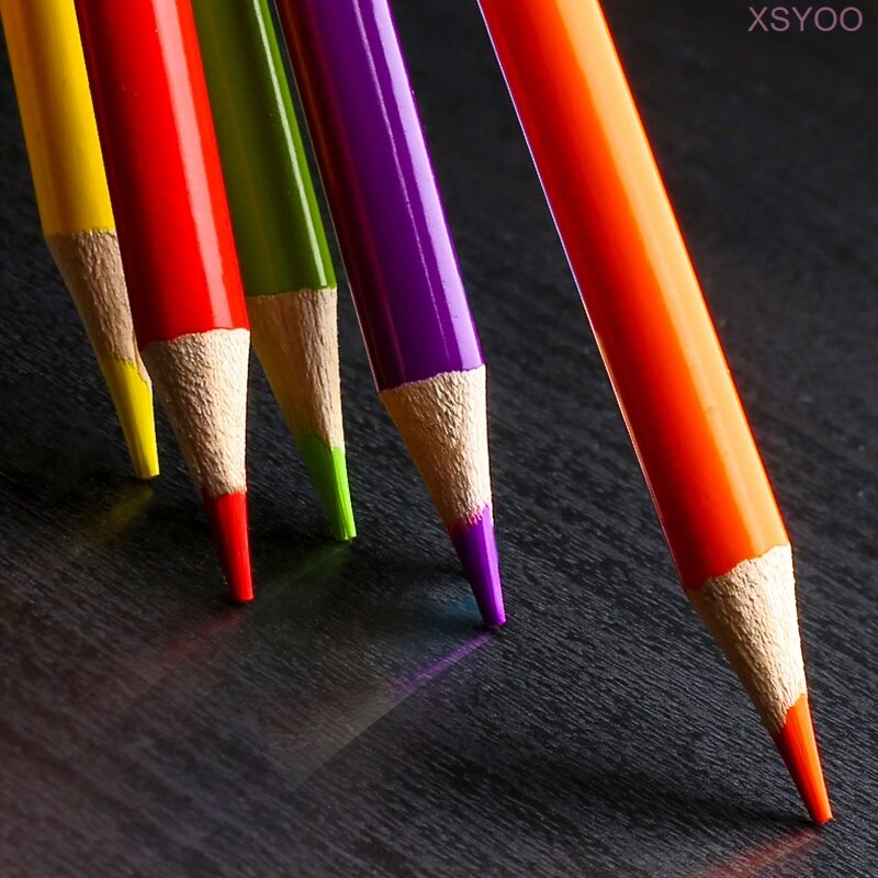 Brutfuner 120 colori matite colorate ad olio Set schizzo matita in legno 120 matite colorate ad acqua per materiale scolastico per studenti