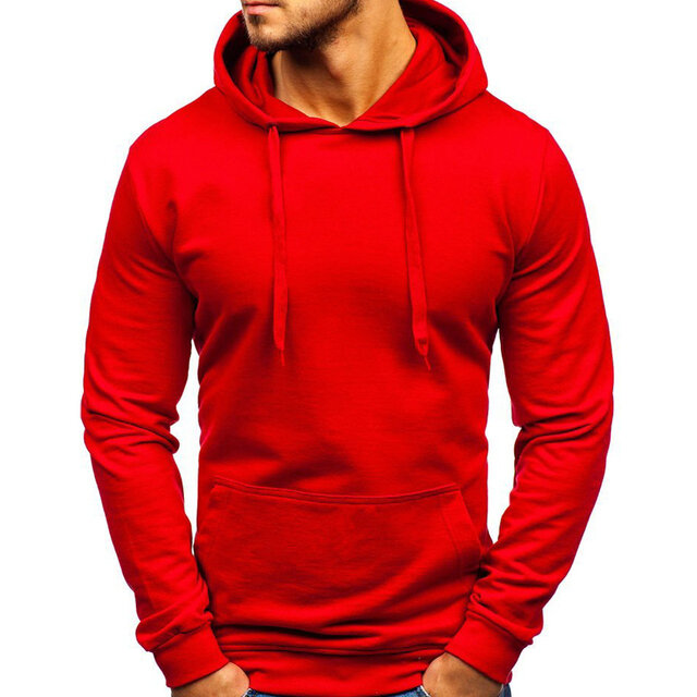 Sudadera con capucha informal para hombre, suéter con capucha de Color negro, gris y rojo, chaqueta Multicolor, novedad de 2020